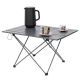 2. FOLDING TABLE 68x46x40CM GREY ALUMINUM IN A COVER
