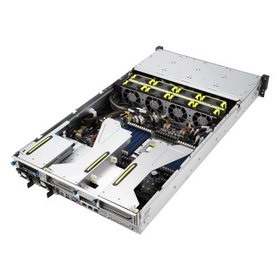 10. Asus Rack Platform (2U) RS520A-E12-RS24U AMD Epyc 9004 (24x NVMe, 2xGPU, 2x1Gbe, IPMI, 1+1 1600W)