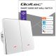 9. QOLTEC LIGHT ON/OFF SWITCH | 2-CHANNEL | WI-FI | TIMER | TUYA | WHITE
