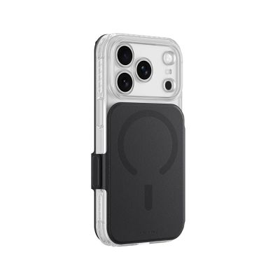 8. AmazingThing Titan Pro Lens Flip Set iPhone 18 Pro Max Case with Wallet, MagSafe Compatible - Black