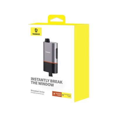 5. Baseus SharpTool safety hammer - black