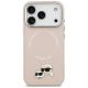3. Karl Lagerfeld Karl & Choupette Pins MagSafe Case for iPhone 17 Pro Max - Pink