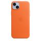 Apple Leather Case with MagSafe Orange, for iPhone 14 Plus
