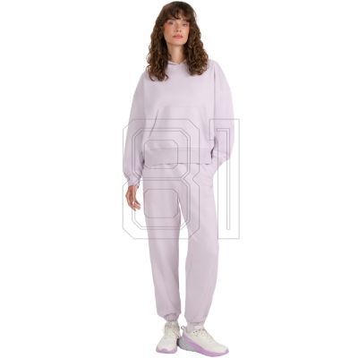 6. Women's sweatshirt 4F F1887 light purple 4FWAW25TSWSF1887 52S