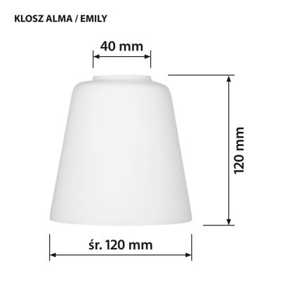 5. Activejet AJE-ALMA 1P E27 1x40W wall lamp