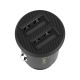 3. Baseus Grain Car Charger CCALL-ML01 mini charger 2x USB-A 3.1A - black