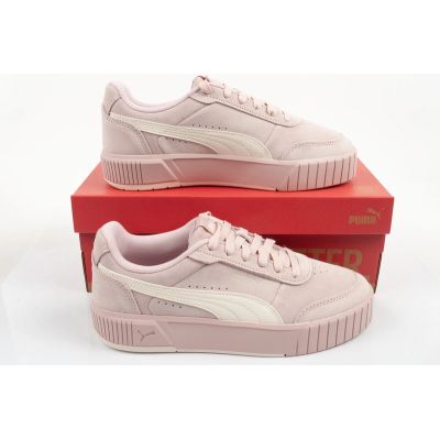 9. Puma women's sports shoes Carina Mia SD powder pink leather comfortable sneakers