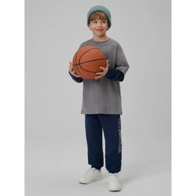 5. Boys' jogger sweatpants 4F 4FJRSS26TTROM1733-31S