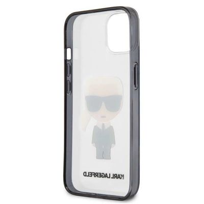 7. Karl Lagerfeld Iconik Karl Case for iPhone 13 mini - Transparent