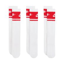 Nike Everyday Elevated Crew Socks 3 Pairs White and Red IM7949 900