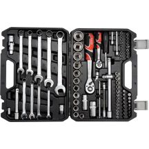 YATO wrench set 82 pieces 1/2"/1/4" 12691