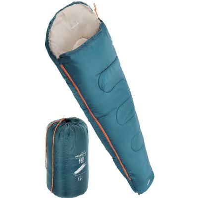 5. MUMMY SLEEPING BAG XXL 230x80/50CM BLUE REDCLIFFS