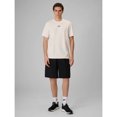 3. Men's Regular-Fit Plain T-Shirt 4F | Robert Lewandowski RL9KSS26TTSHM3937-11S