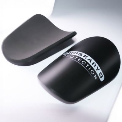 3. Proskary Mini Soccer Shin Guards Black