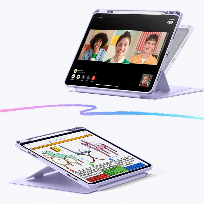 3. ESR Flip Hybrid Case for iPad Air 13" (2024/2025/2026) - Purple