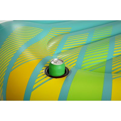 28. Bestway 43407 Pool and Beach Float Multicolor Monochrome PVC Floating Island