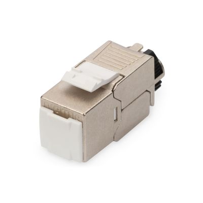 53. Keystone jack RJ45 (8P8C) cat. 6A, STP, shielded, tool-free, steel, 24 pcs.