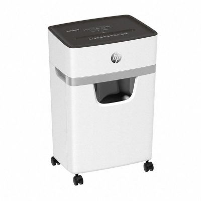 HP ONESHRED 10MC Shredder, Micro Shreds, P-5, 10 Sheets, 20L, Light Gray