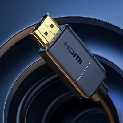 16. Baseus cable HDMI 2.0 cable 4K 60 Hz 3D HDR 18 Gbps 1 m black (CAKGQ-A01)