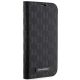 5. Karl Lagerfeld Saffiano Monogram Case for iPhone 13 / 14 / 15 - Black