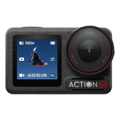 16. DJI Osmo Action 5 Pro Sports Camera 40MP 4K Ultra HD CMOS 25.4/1.3mm (1/1.3") Wi-Fi 146g