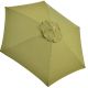 17. WOODEN GARDEN UMBRELLA 250 CM FOLDABLE GREEN