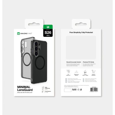 9. AmazingThing Minimal Mag Lens Case for Samsung Galaxy S26 Ultra - Black