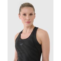 Women's quick-drying training crop top 4F 4FWSS25TFSLF413-20S
