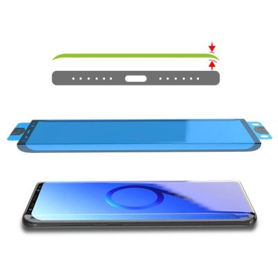 2. 3D Edge Nano Flexi Glass Hybrid Full Screen Protector with frame for Xiaomi Mi 11 transparent