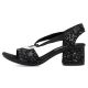 13. Comfortable Rieker W RKR679 black sandals