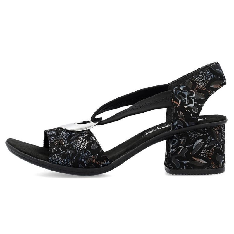 13. Comfortable Rieker W RKR679 black sandals