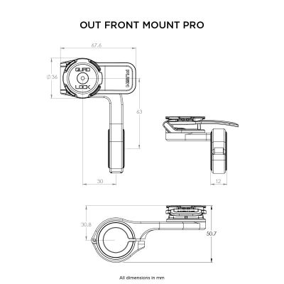 3. Quad Lock Out Front Pro Bike Stem Base