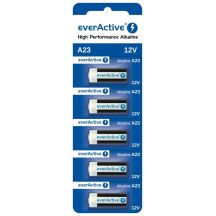 EVERACTIVE ALKALINE BATTERIES A23 12V, BLISTER 5 PCS. 23A5BL