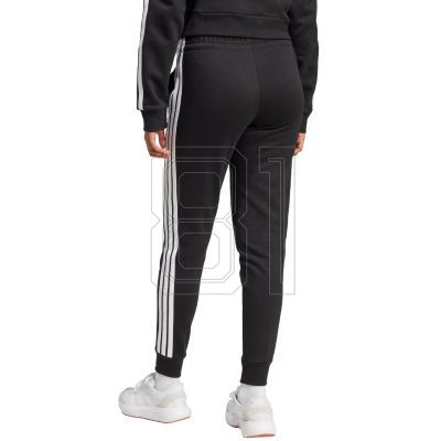 3. adidas Essentials 3-Stripes Fleece Slim W Pants JX2543
