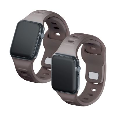 9. 3mk Silicone Watch Strap for Apple Watch 42 / 44 / 45 / 49 mm - brown