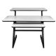 4. SD3 - Studio desk, workstation, tabletop, audio equipment shelf, pull-out keyboard shelf, 91.4 cm