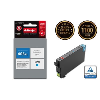 2. Activejet AE-405CNX Ink (replaces Epson 405XL C13T05H24010; Supreme; 18ml; blue)