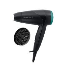REMINGTON Compact On The Go D1500 Hair Dryer (2000W; Black)