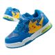 Leomil children's sports shoes Pokemon sneakers lightweight with velcro LED blue