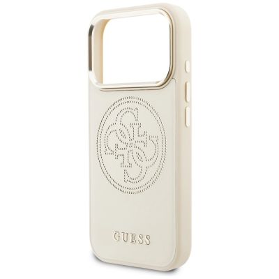 6. Guess Perforated 4G MagSafe Case for iPhone 17 Pro Max - Beige