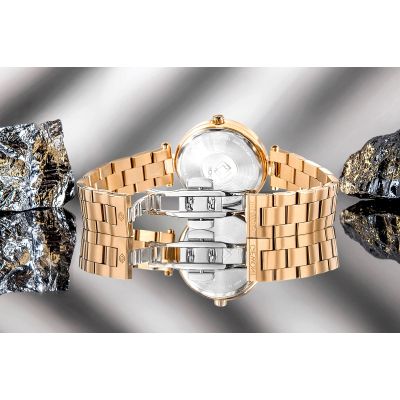 7. Giewont Sapphire Rose Gold Women's Watch GW9890-B3