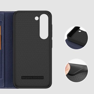 9. Dux Ducis Skin X2 case Samsung Galaxy S23+ flip case wallet stand blue