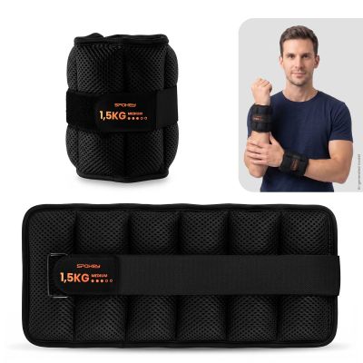 2. Set of 2 Wrist or Ankle Weights Spokey ACTIVE FORM 1.5 kg