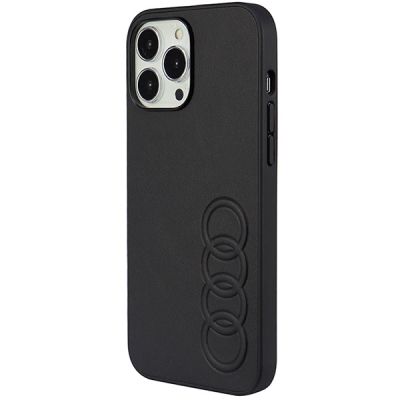 3. Audi Synthetic Leather iPhone 13 Pro Max 6.7" black/black hardcase AU-TPUPPCIP13PM-TT/D1-BK