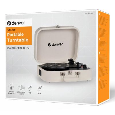 8. Denver VPL-130 Turntable with USB
