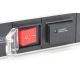 4. Digitus PDU 19" Rackmount Power Strip, 7x Schuko sockets, 2.0m, 1x Unischuko plug, 16A, on/off, surge protection, aluminum profile