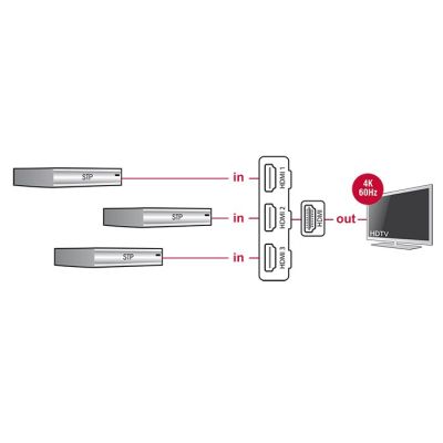 3. DeLOCK 18600 HDMI Video Switch