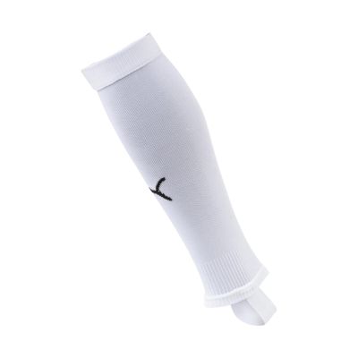 2. Puma Team Liga Stirrup Football Sleeves White 703439 04