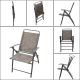 10. SYDNEY GARDEN FURNITURE SET TABLE 4 CHAIRS AND UMBRELLA GREY