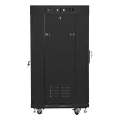 5. Lanberg FF01-6622-12BL 22U Freestanding Rack Black